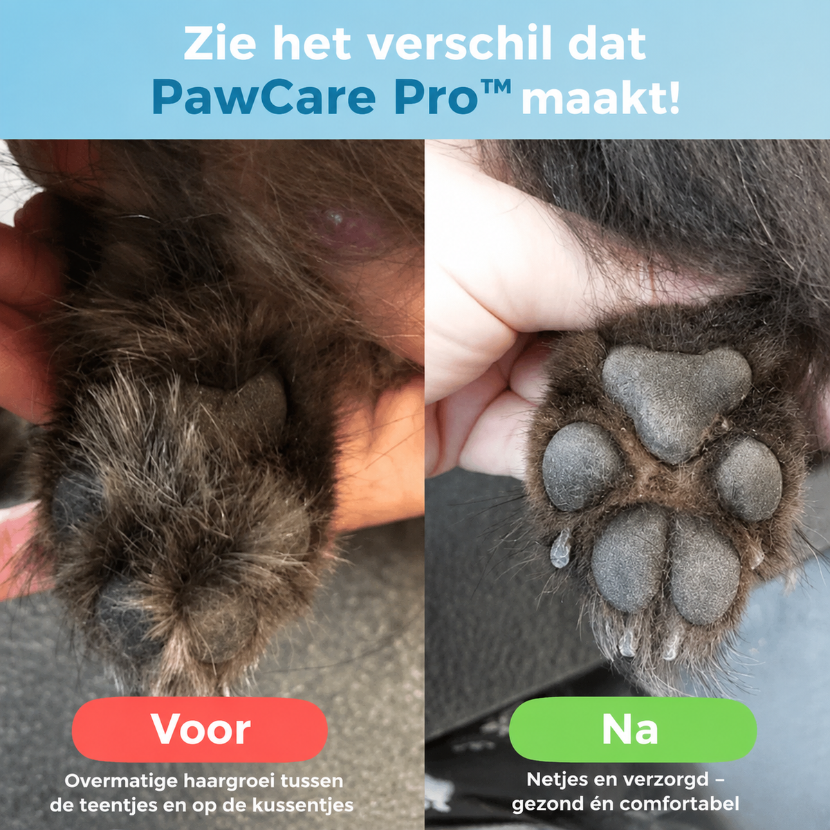 PawCare Pro™ | Stille precisietrimmer voor pootjes en gevoelige zones