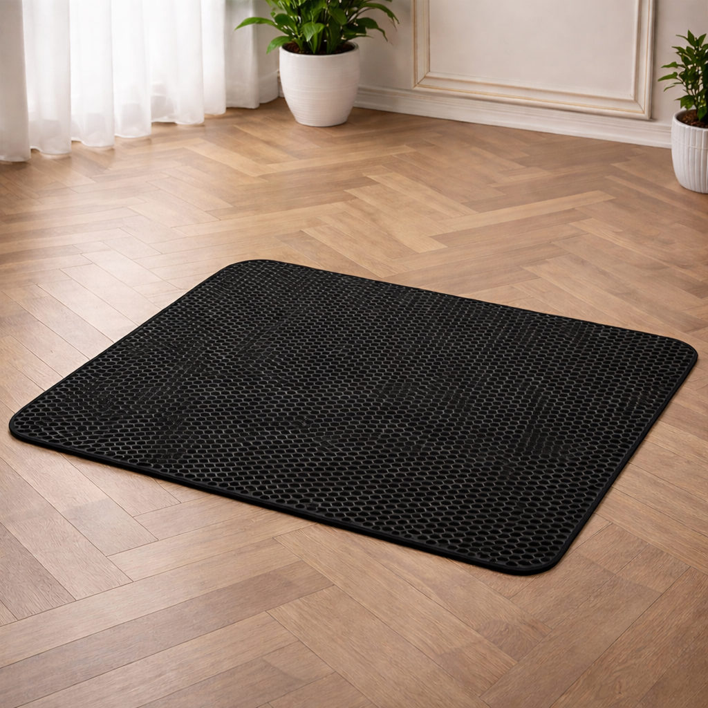Kattenbakmat met opvangsysteem