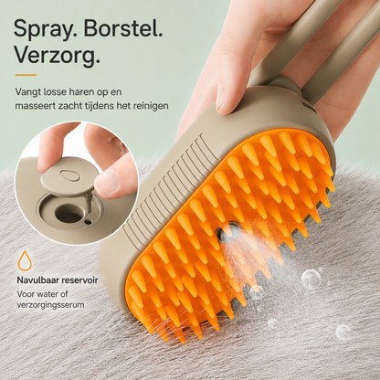 VachtBooster® – Draadloze 2-in-1 borstel voor ontharing & verzorging