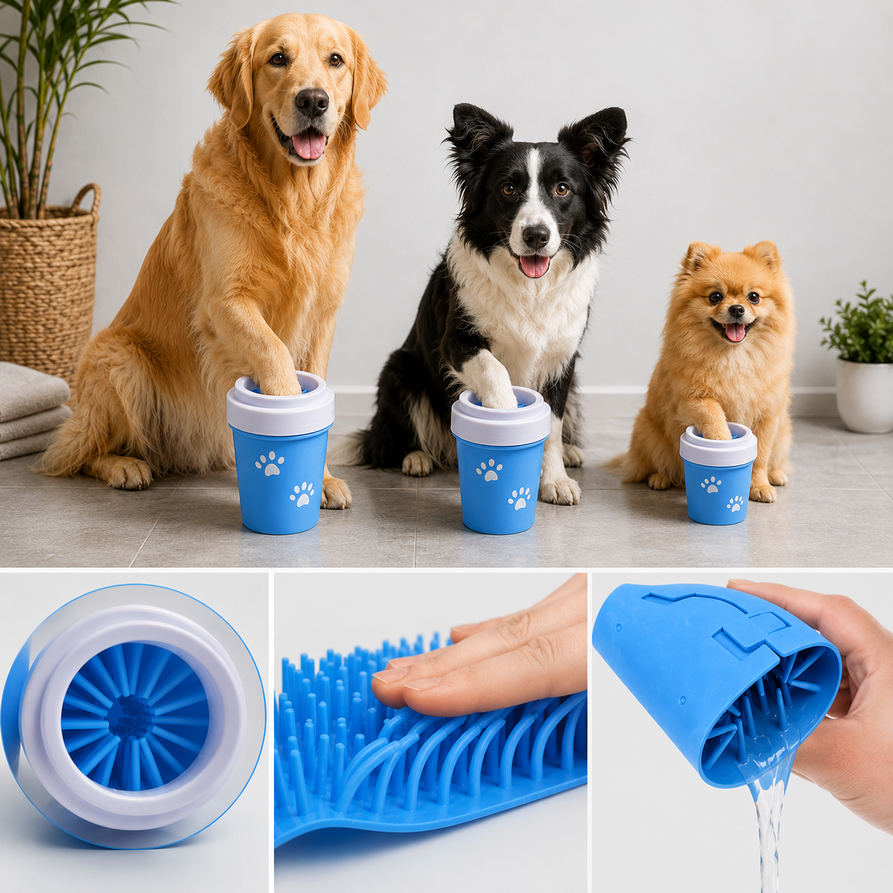 FrissePootjes - zachte pootreiniger voor honden