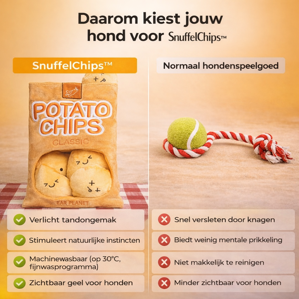 SnuffelChips interactief spel tegen onrust