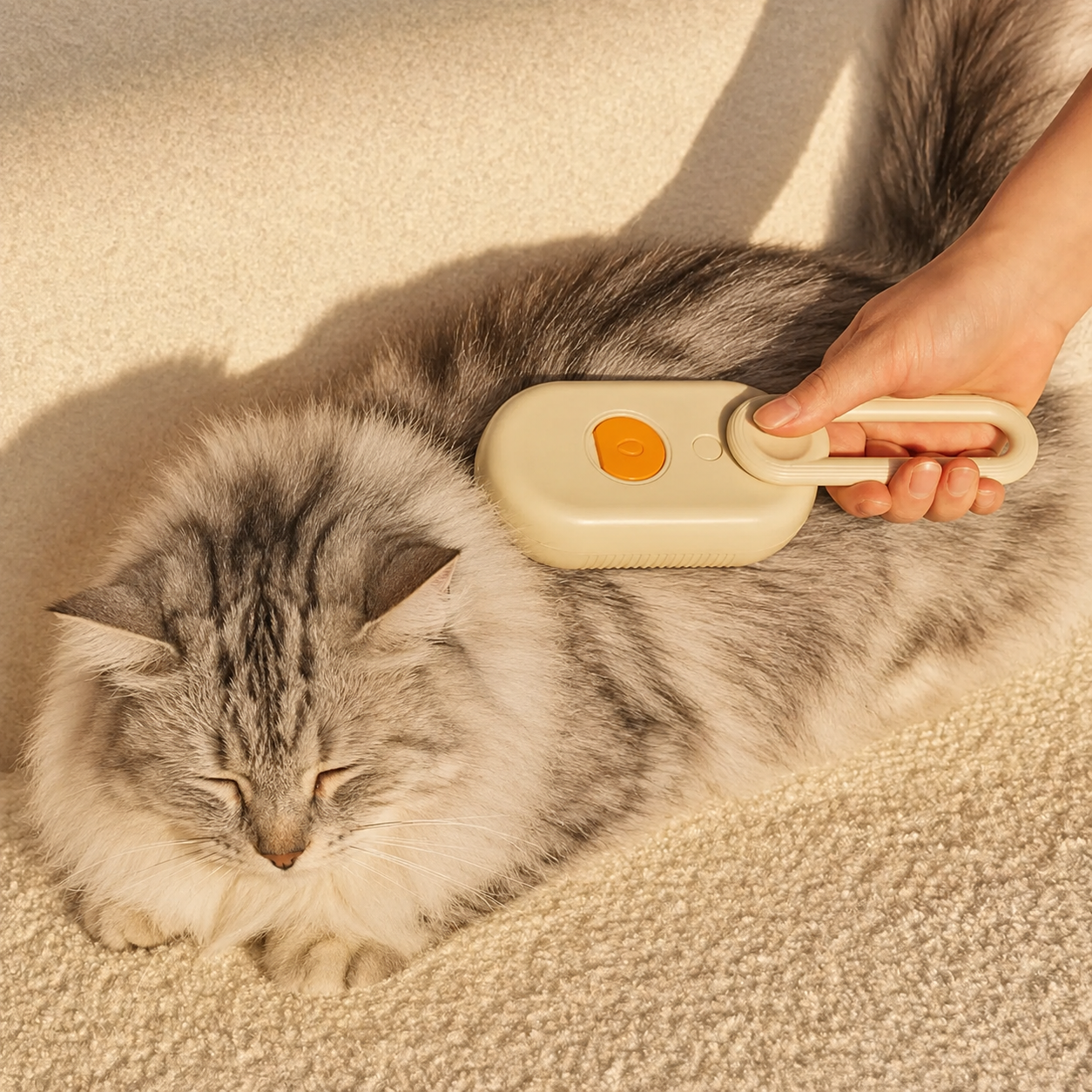 VachtBooster®  3-in-1 borstel met koele nevel