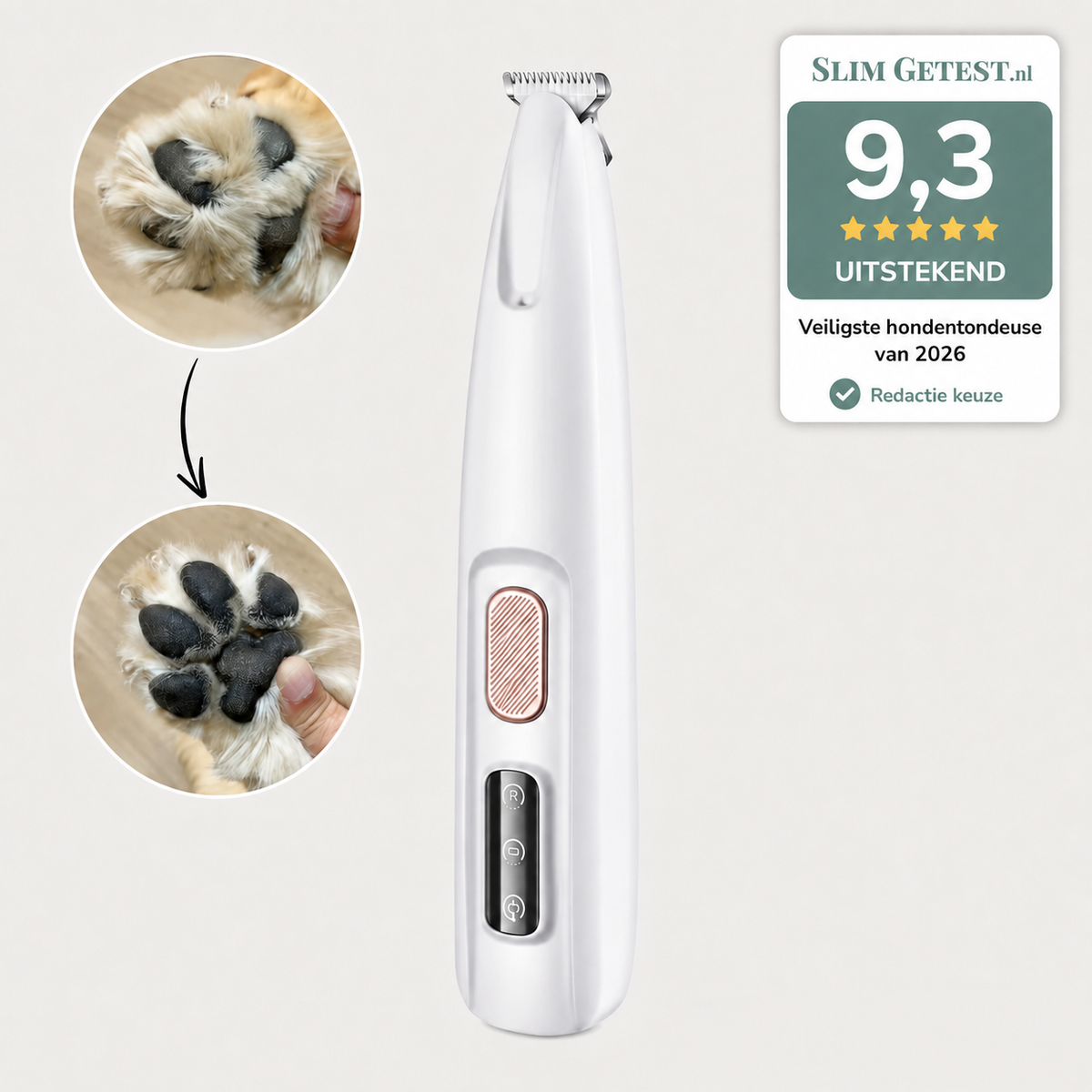 PawCare Pro™ | Stille precisietrimmer voor pootjes en gevoelige zones