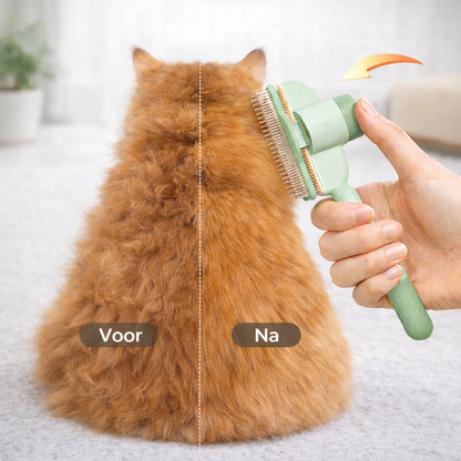 DuoVacht™ Verwijdert losse ondervacht effectief