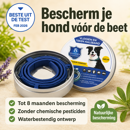 Anti-Tekenband voor Honden 1+1 Gratis