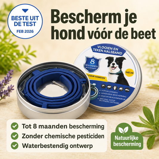 Anti-Tekenband voor Honden 1+1 Gratis