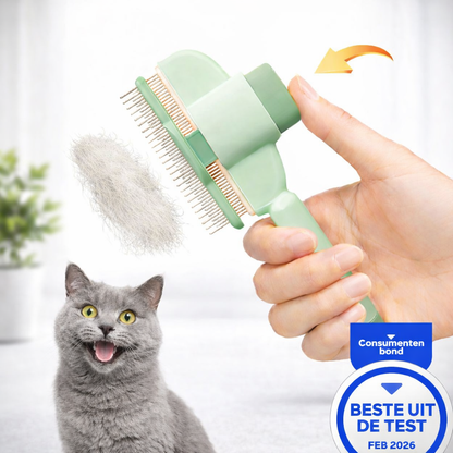 DuoVacht™ Verwijdert losse ondervacht effectief