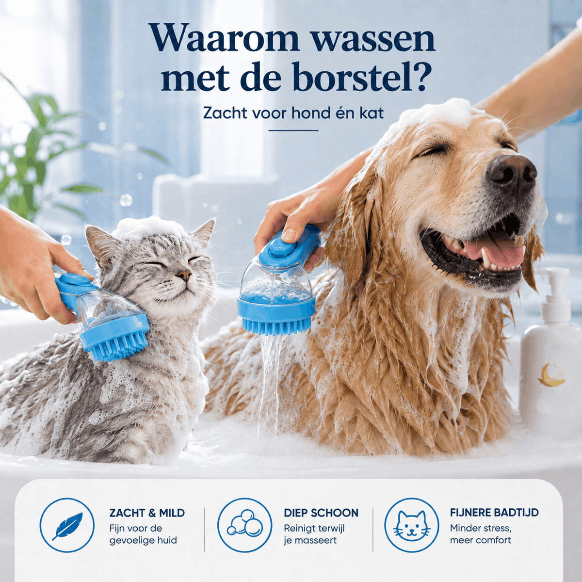 FoamSpa™ – Doseer, Masseer & Was Tegelijk